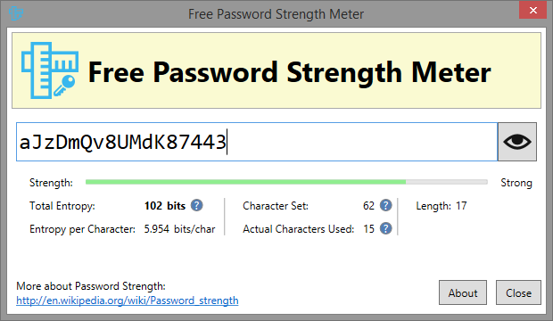 need alphanumeric password generator